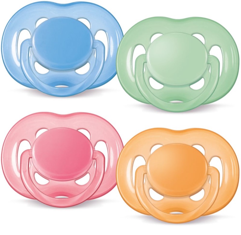 Philips Avent SCF180/24 2-Pack Free Flow Contemporary Soother 6-18m Red/Blue 